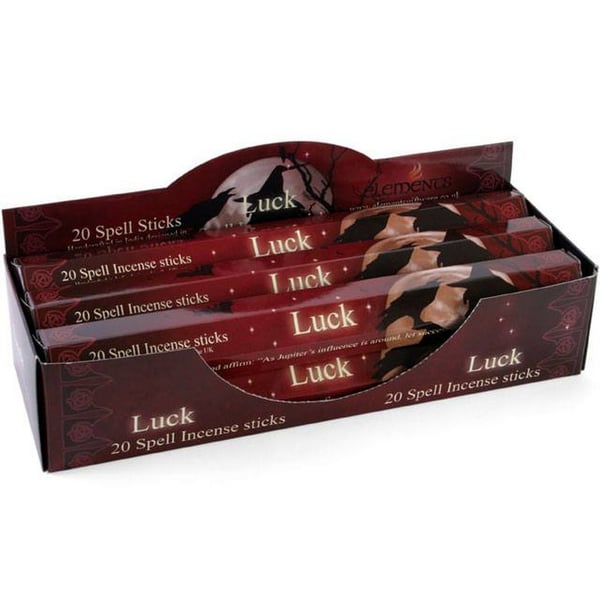 Elements Luck Spell Incense Sticks (Box Of 6 Packs)