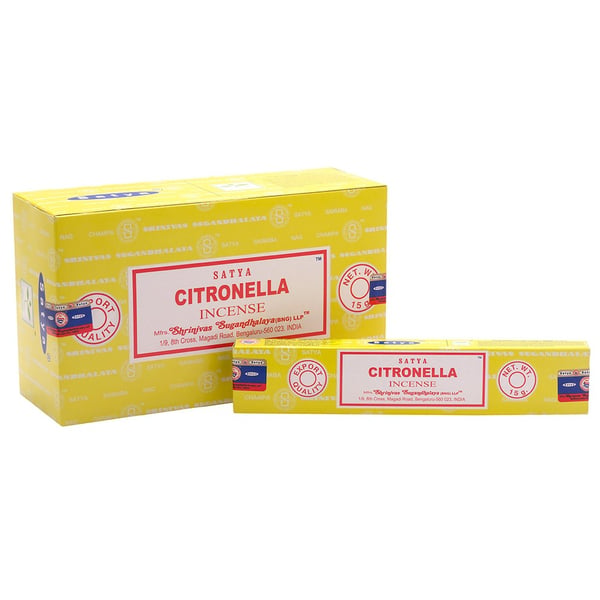 Satya Citronella Incense Sticks (Pack of 120)