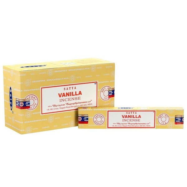 Satya Vanilja Suitsukkeet (120 kpl pakkaus) Satya Vanilja Suitsukkeet (120 kpl pakkaus)