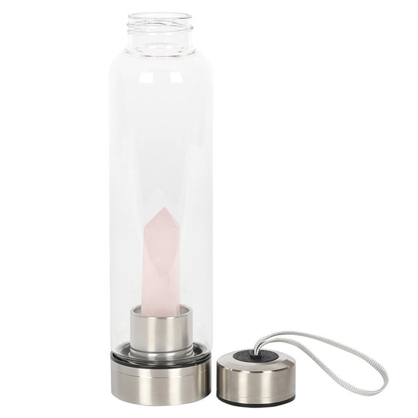 Something Different Rose Quartz glas vandflaske