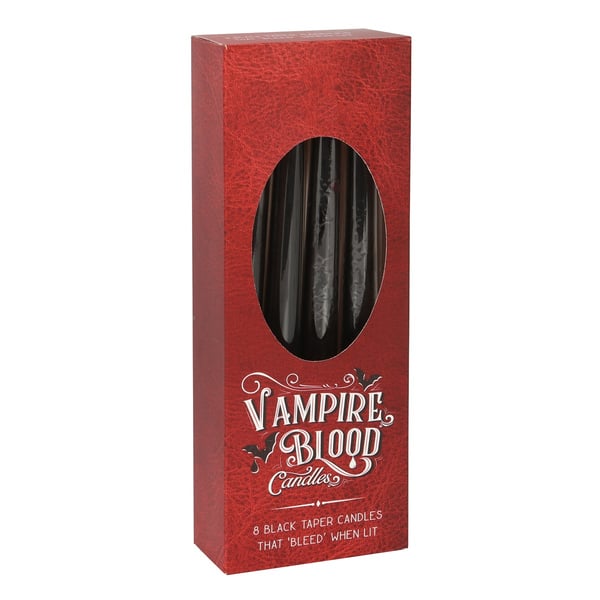 Something Different Vampire Blood Tapered Candles (Pack of 8)