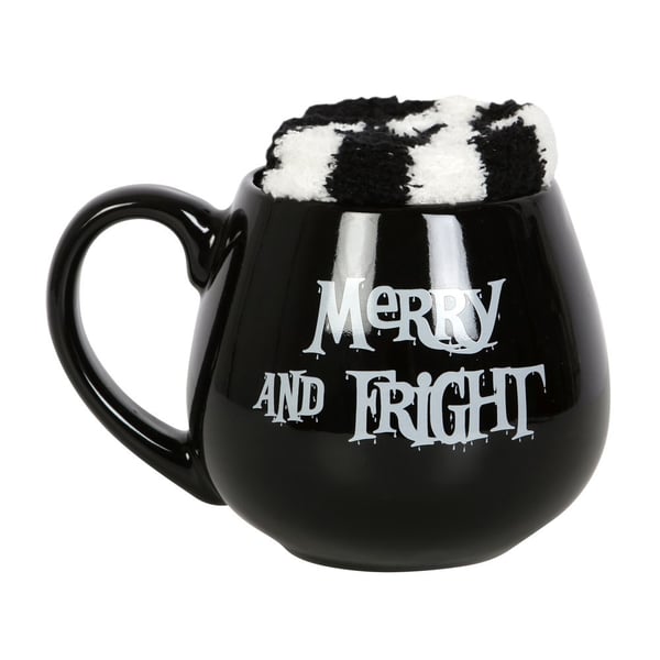 Something Different Merry & Fright Christmas Mug and Sock Set