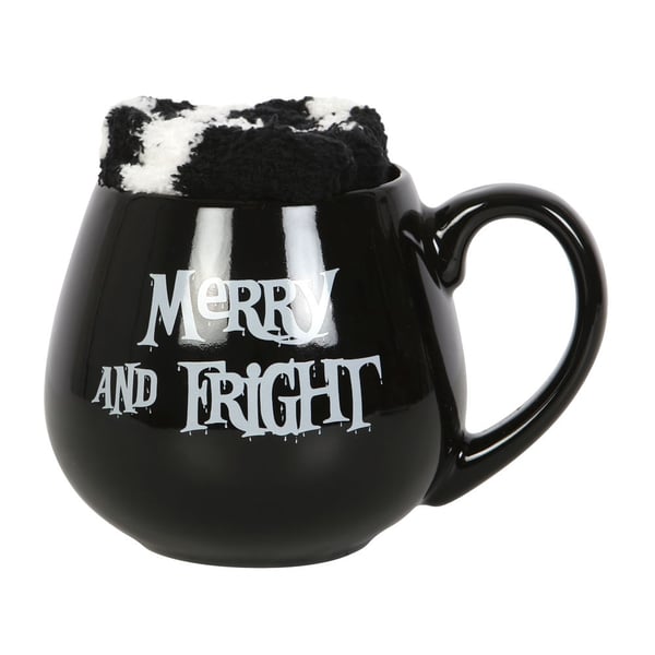 Something Different Merry & Fright Christmas Mug and Sock Set