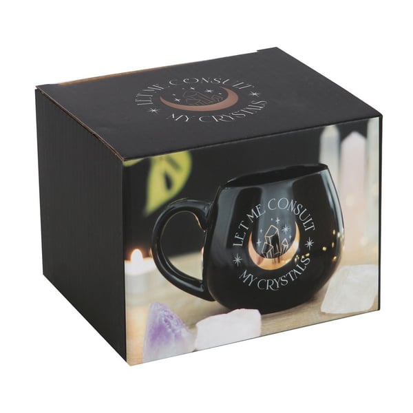 Something Different Let Me Consult My Crystals Round Mug