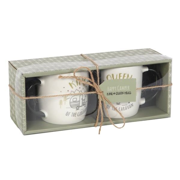 Something Different King And Queen Caravan Muggset (2-pack)