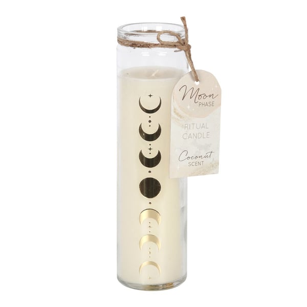Something Different Coconut Moon Phases Scented Candle