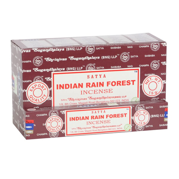 Satya Indian Rain Forest Incense Sticks (Pack Of 120) Satya Indian Rain Forest Incense Sticks (Pack Of 120)