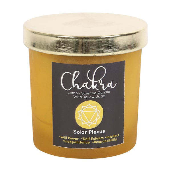 Something Different Lemon Solar Plexus Chakra Scented Candle