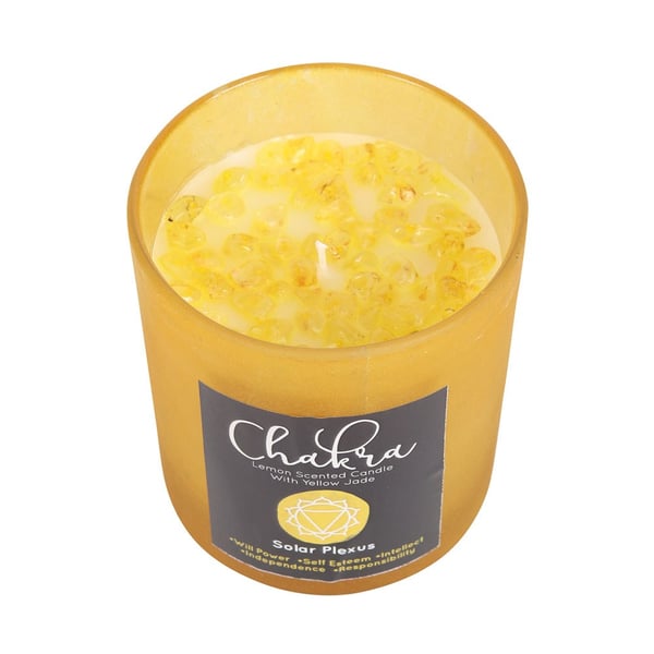 Something Different Lemon Solar Plexus Chakra Scented Candle