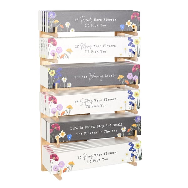 Something Different Wild Flowers Hanging Sign (Pack of 36)
