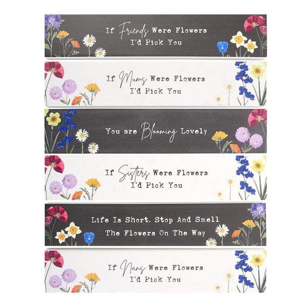Something Different Wild Flowers Hanging Sign (Pack of 36)