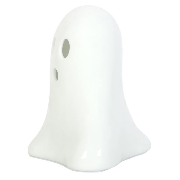 Something Different Hey Boo Ghost keraaminen valaisin (paristot mukana)