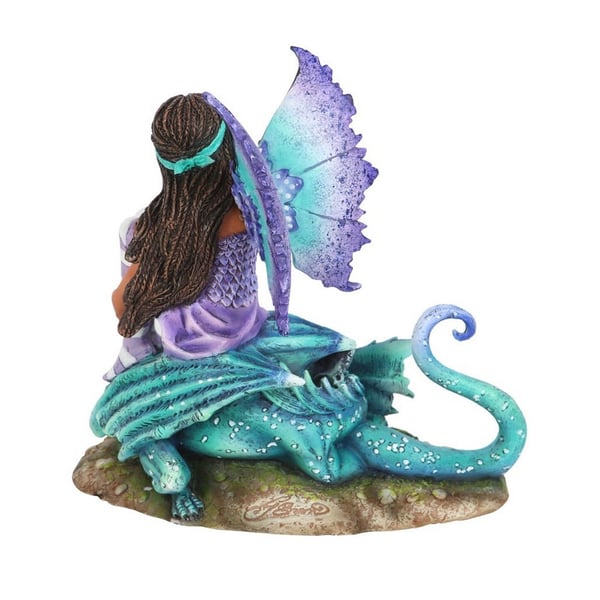 Amy Brown Dragon Perch Fairy Figurine