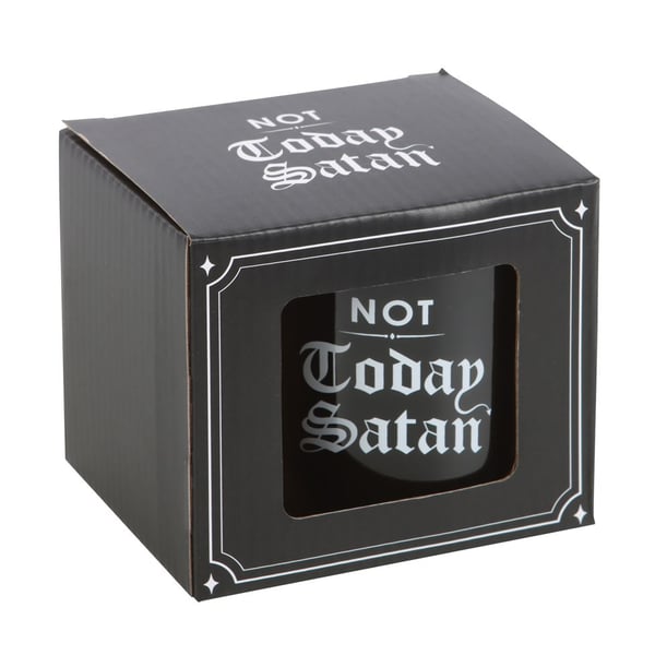 Something Different Not Today Satan Mugg