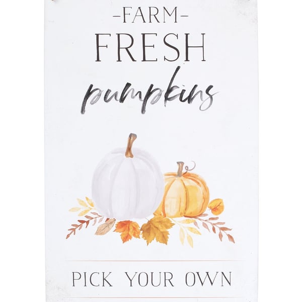 Something Different Farm Fresh Pumpkins Metallskylt