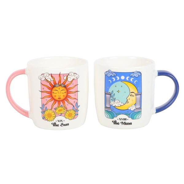 Something Different Sun and Moon Celestial Mug Set (Pack of 2)