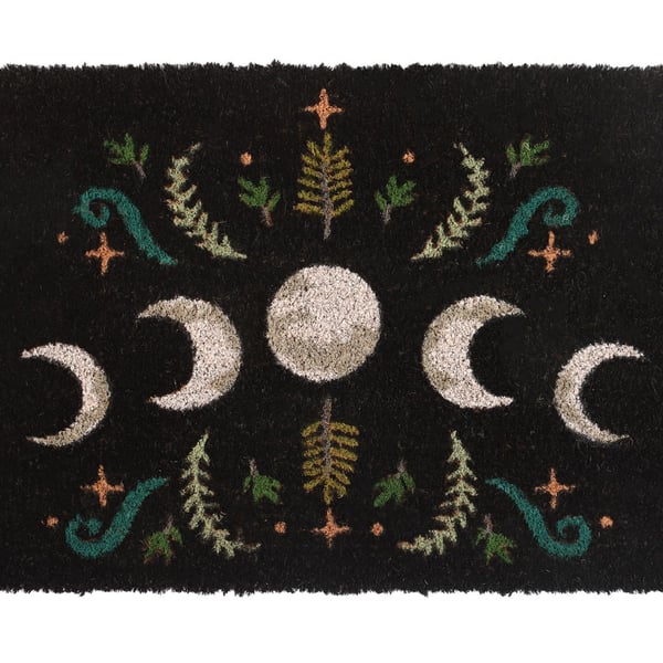 Something Different Dark Forest Moon Phases Door Mat