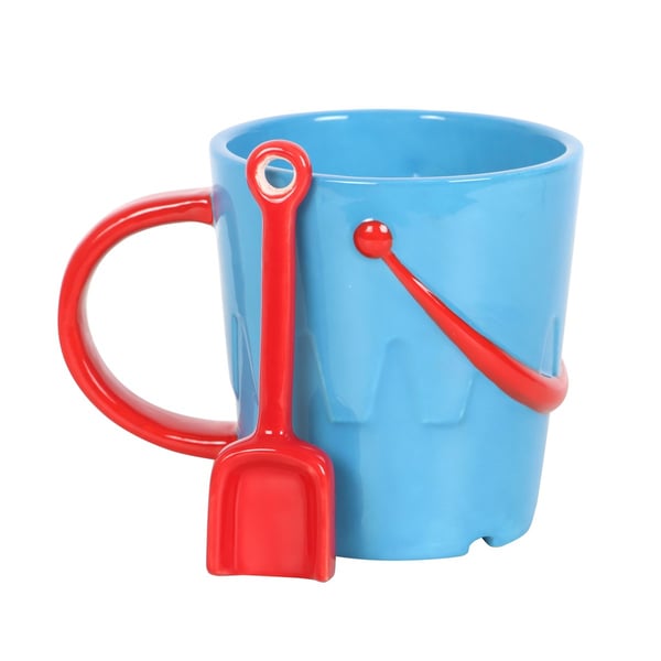 Something Different Bucket keraaminen muki ja lusikkasetti