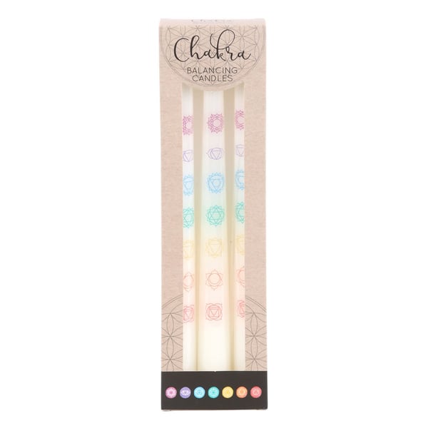 Something Different Chakra Balancing Taper Candle (Pack of 3)