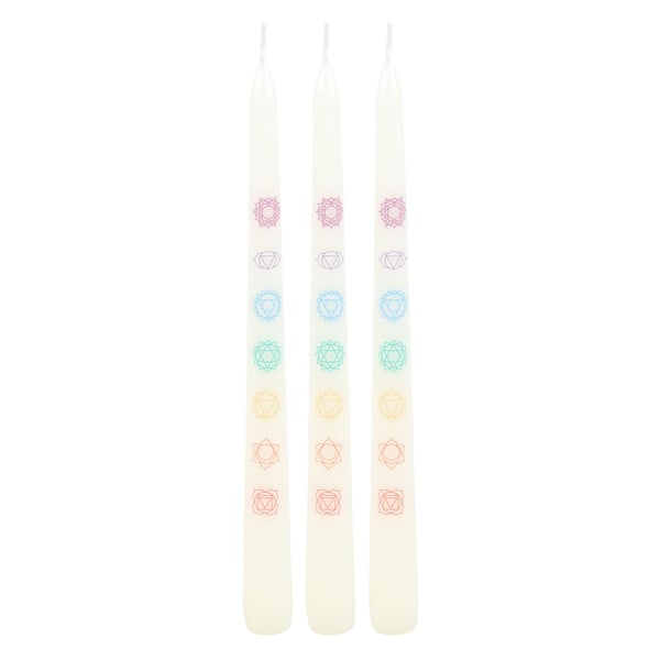 Something Different Chakra Balancing Taper Candle (Pack of 3)