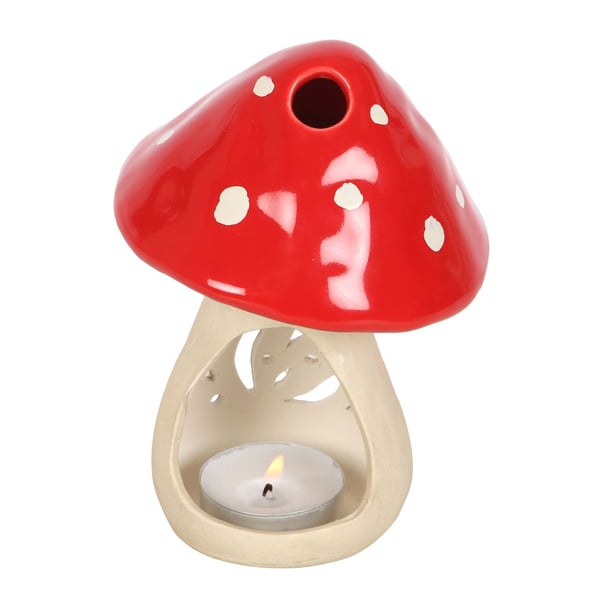 Something Different Ceramic Mushroom Tea Light Holder