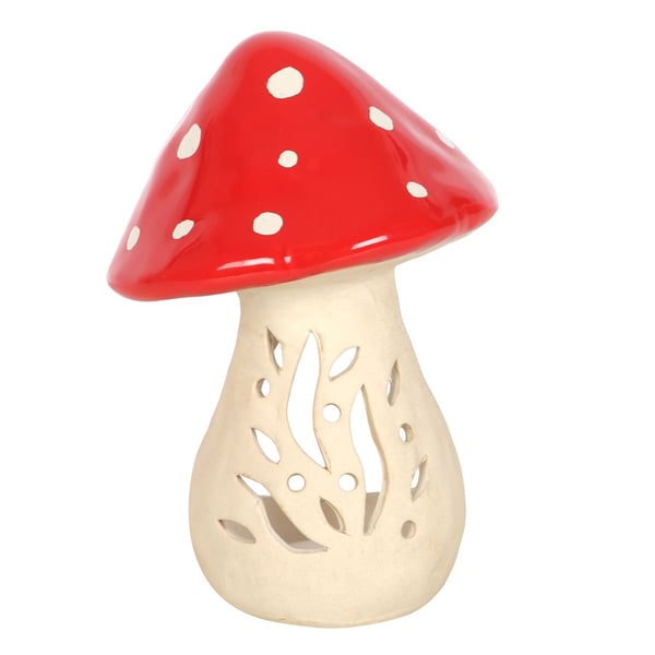 Something Different Ceramic Mushroom Tea Light Holder