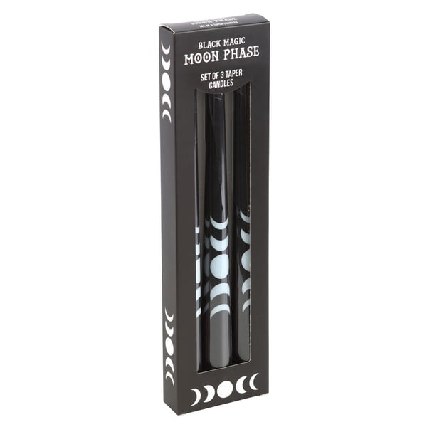 Something Different Magic Moon Phases Taper Candle (Pack of 3)