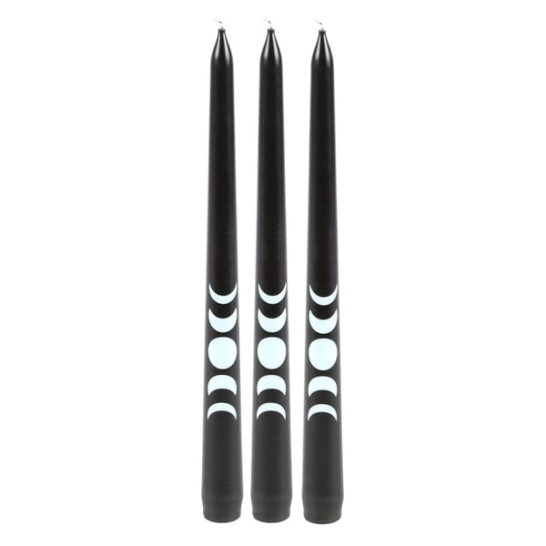 Something Different Magic Moon Phases Taper Candle (Pack of 3)