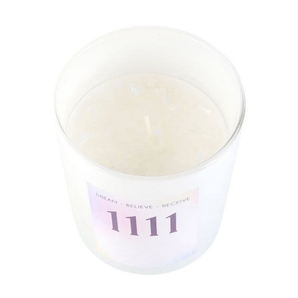 Something Different 1111 Angel Number Crystal Chips Scented Candle