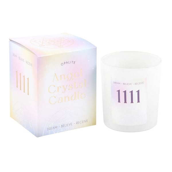 Something Different 1111 Angel Number Crystal Chips Scented Candle