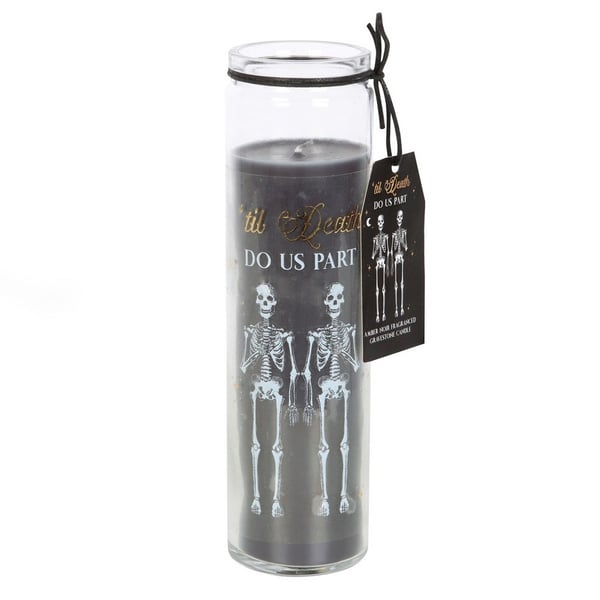 Something Different Til Death Do Us Part Amber Noir Tube Candle