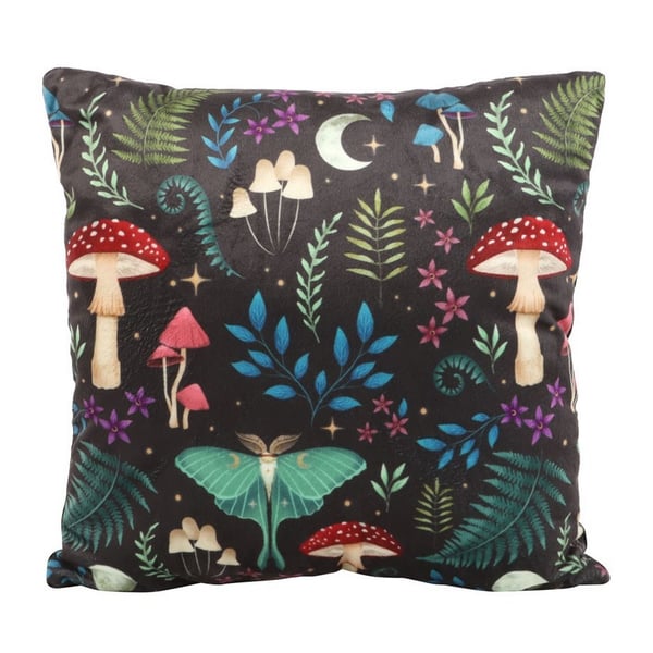 Something Different Dark Forest Square Filled Cushion