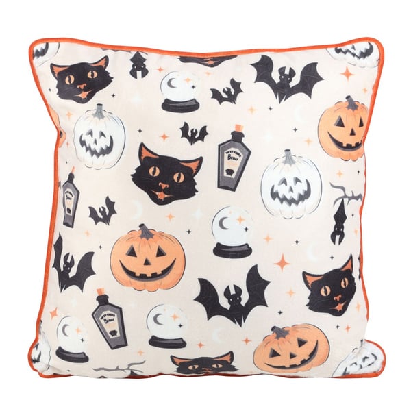 Something Different Spooky Cat And Pumpkin -neliötyyny