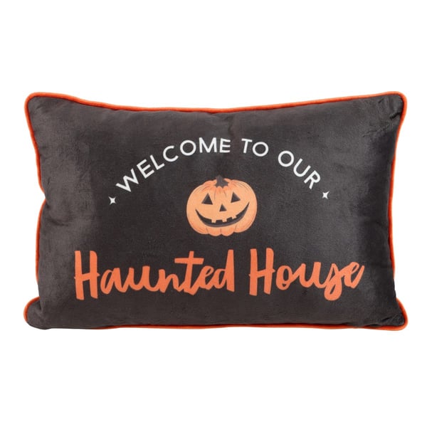 Something Different Haunted House Rectangular Filled Cushion
