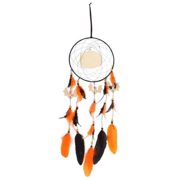 Something Different Feline Frights Pumpkin Halloween Dreamcatcher