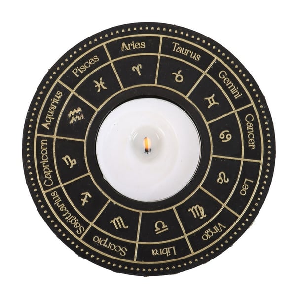 Something Different Astrology Wheel Tealight Holder