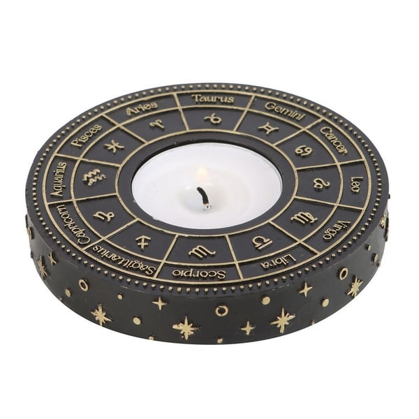 Something Different Astrology Wheel Tealight Holder