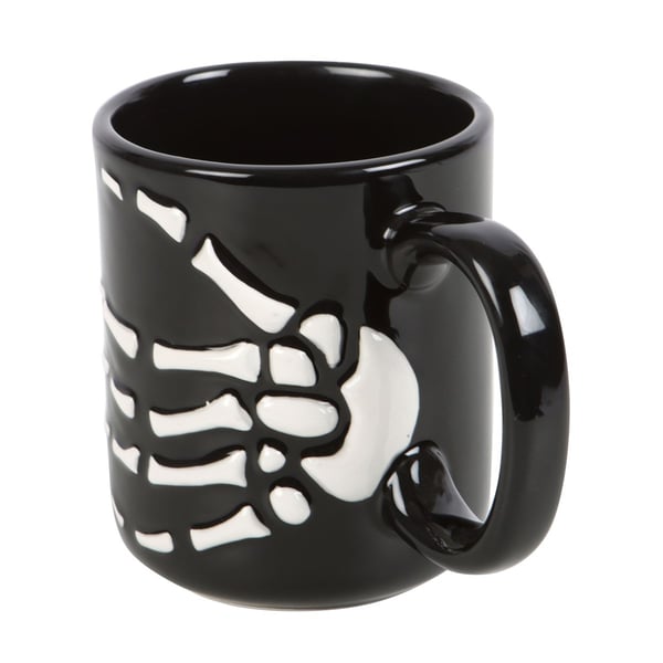 Something Different Fladdermöss och Ben Skeletthand Mugg