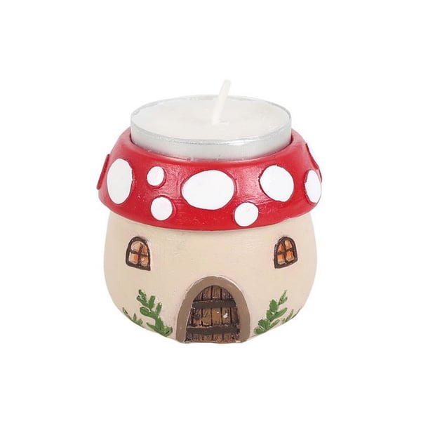 Something Different Resin Mushroom House Tealight Holder