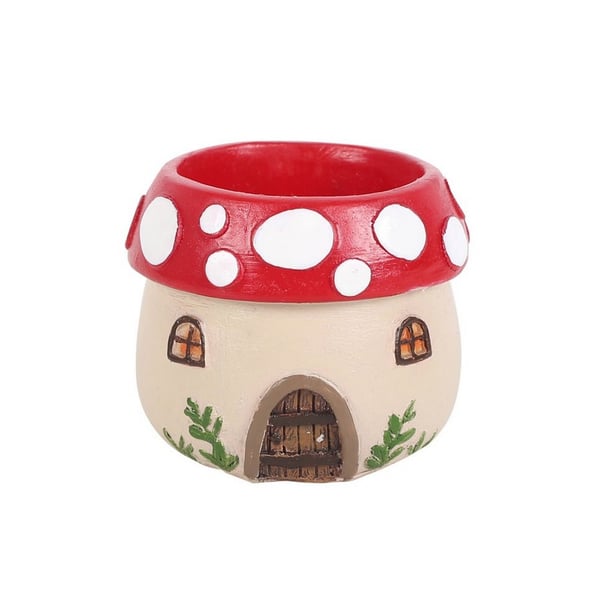 Something Different Resin Mushroom House Tealight Holder