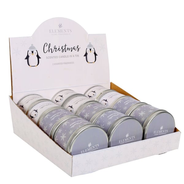 Something Different Parade Penguin Candle Set (Pack Of 12)