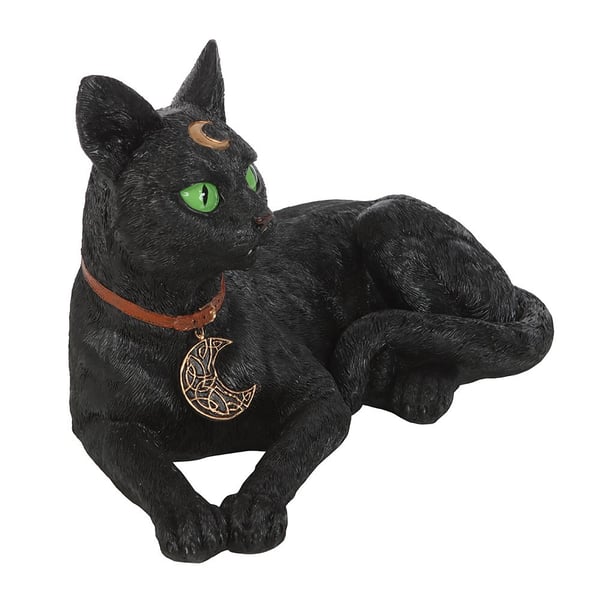 Something Different Laying Black Cat Figurine