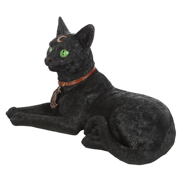Something Different Laying Black Cat Figurine