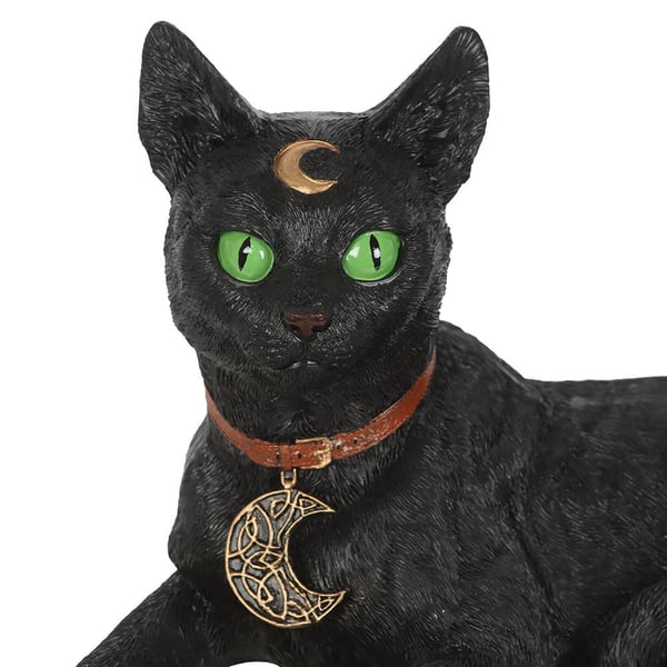 Something Different Laying Black Cat Figurine
