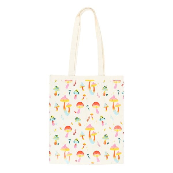 Something Different Funky Fungi Svamp Polycotton Tygväska