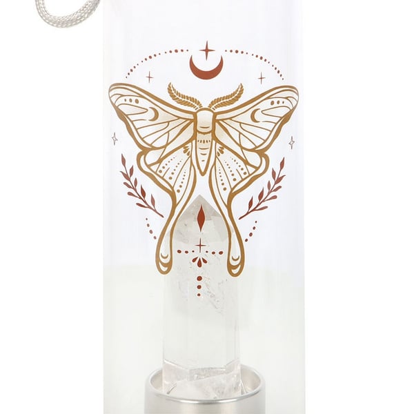Something Different Luna Moth Klar Kvarts Vattenflaska