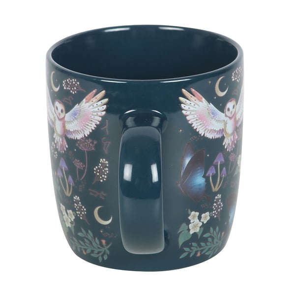 Something Different Night Flight -kuvioitu keraaminen 320 ml muki