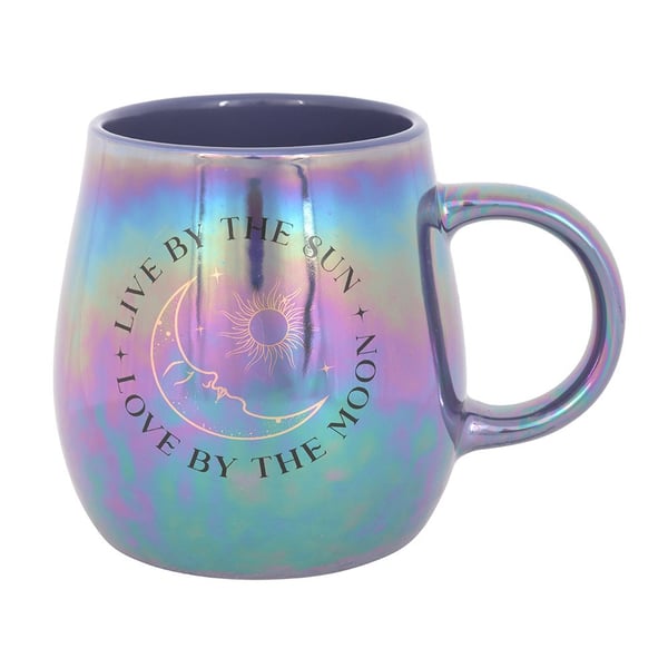 Something Different Live By The Sun Iridescent Mugg
