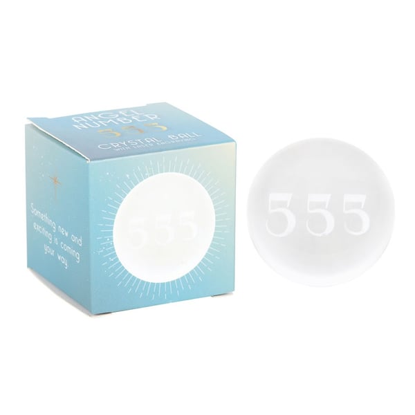 Something Different 555 Angel Number Crystal Ball