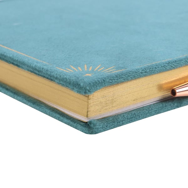 Something Different Book Of Abundance Green Aventurine Notebook with Pen